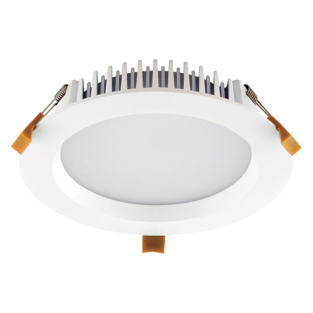 Domus DECO-20-DALI LED Downlight - 20W, Tri-Colour, DALI Dimmable, IP44, Round, Deep Face-Domus Lighting-Ozlighting.com.au