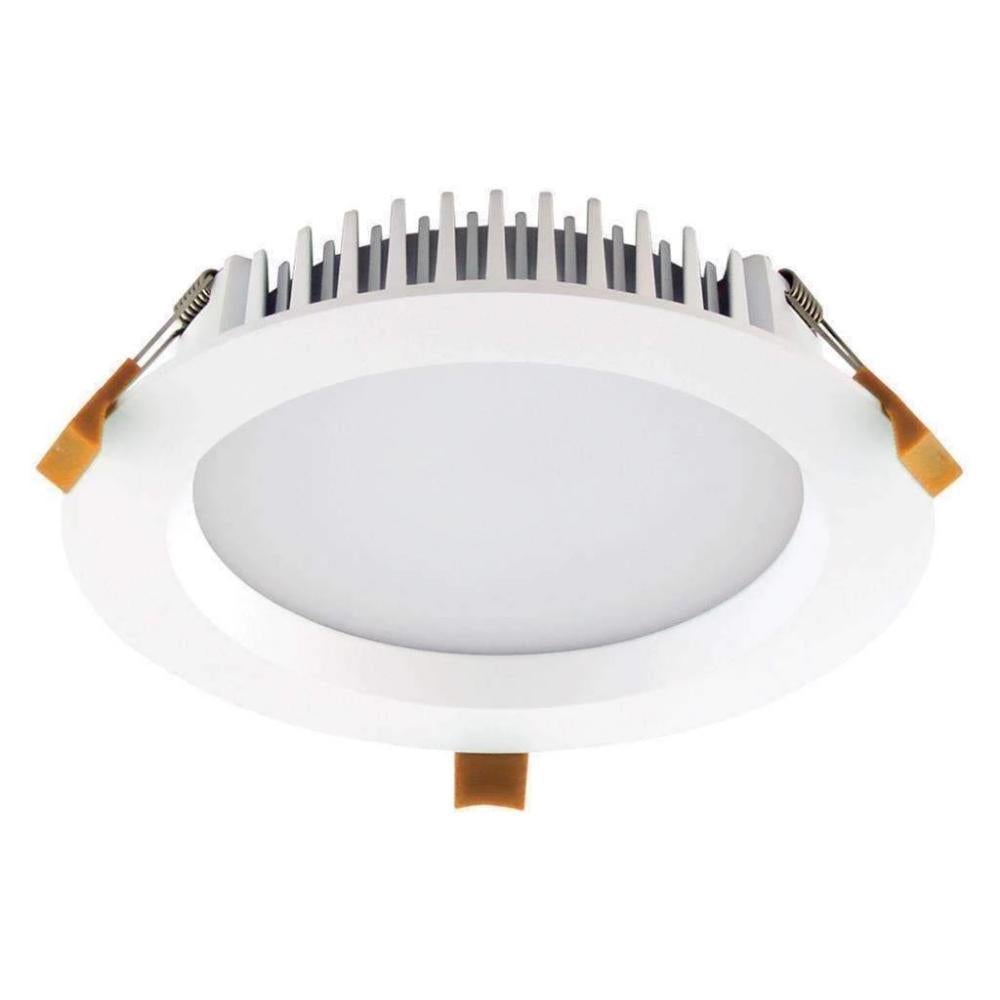 Domus DECO-20 LED Downlight - 20W, Tri-Colour, Dimmable, IP44, Round, Deep Face-Domus Lighting-Ozlighting.com.au