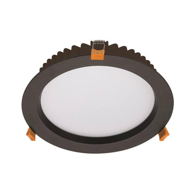 Domus DECO-28-DALI - DALI Dimmable 28W LED Tri-Colour Round Deep Face Downlight IP44-Domus Lighting-Ozlighting.com.au