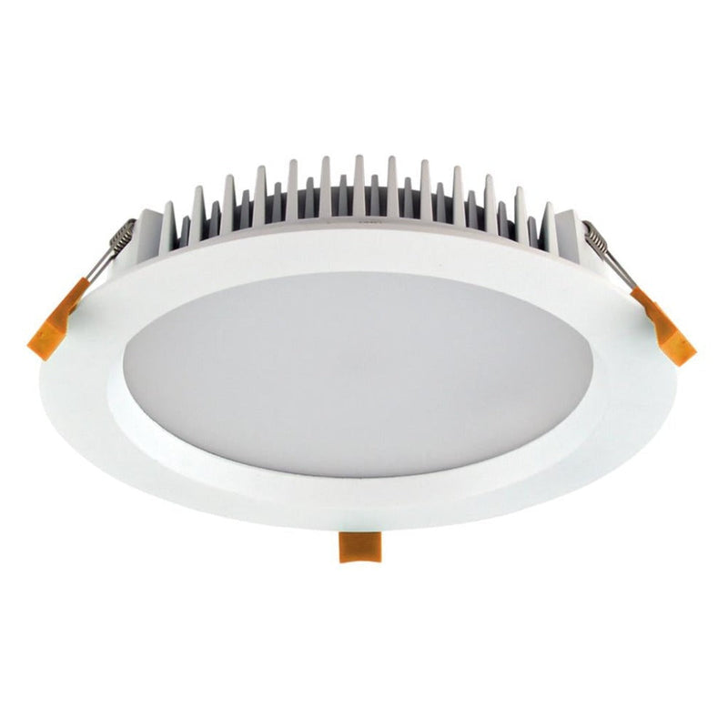 Domus DECO-28-DALI - DALI Dimmable 28W LED Tri-Colour Round Deep Face Downlight IP44-Domus Lighting-Ozlighting.com.au