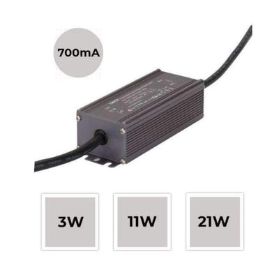 Domus DRIVER-WP700 - 700mA Constant Current LED Weatherproof IP67 Driver-Domus Lighting-Ozlighting.com.au