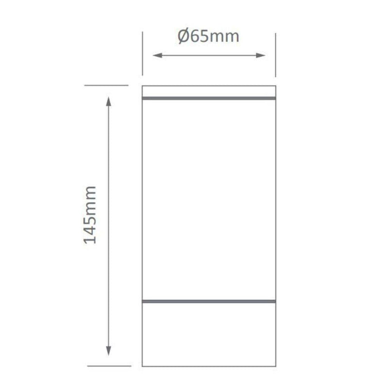 Domus ELITE-SM - GU10 Exterior Surface Mount LED Downlight Ceiling Light IP54-Domus Lighting-Ozlighting.com.au