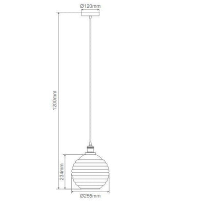 Domus EVA - 1 Light Pendant-Domus Lighting-Ozlighting.com.au