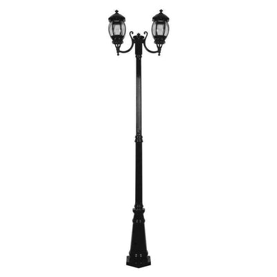 Domus GT-1044 Vienna - Twin Head Curved Arms Tall Post-Domus Lighting-Ozlighting.com.au