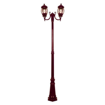 Domus GT-1044 Vienna - Twin Head Curved Arms Tall Post-Domus Lighting-Ozlighting.com.au