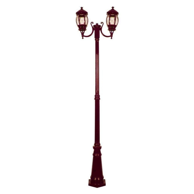 Domus GT-1044 Vienna - Twin Head Curved Arms Tall Post-Domus Lighting-Ozlighting.com.au