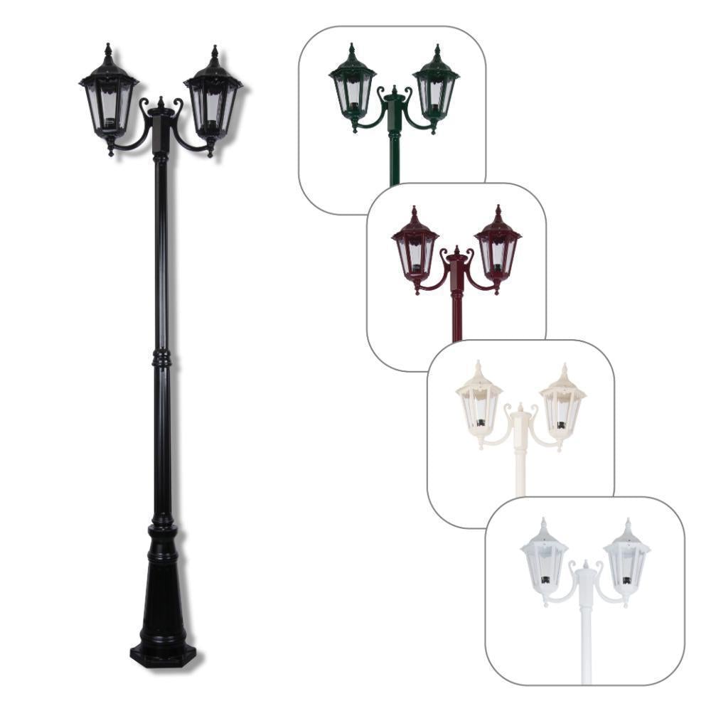 Domus GT-1077 Chester Post Light - Twin Head-Domus Lighting-Ozlighting.com.au