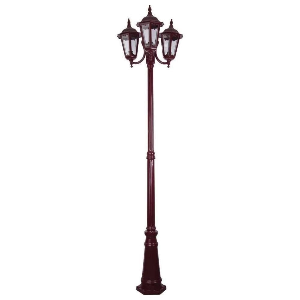 Domus GT-1078 Chester Post Light - Triple Head-Domus Lighting-Ozlighting.com.au
