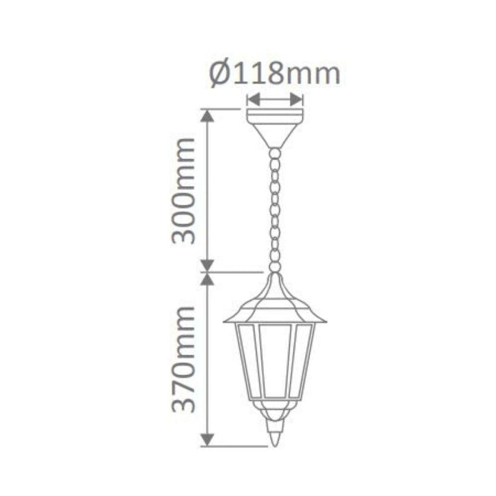 Domus GT-130 Chester - Exterior Pendant Light-Domus Lighting-Ozlighting.com.au
