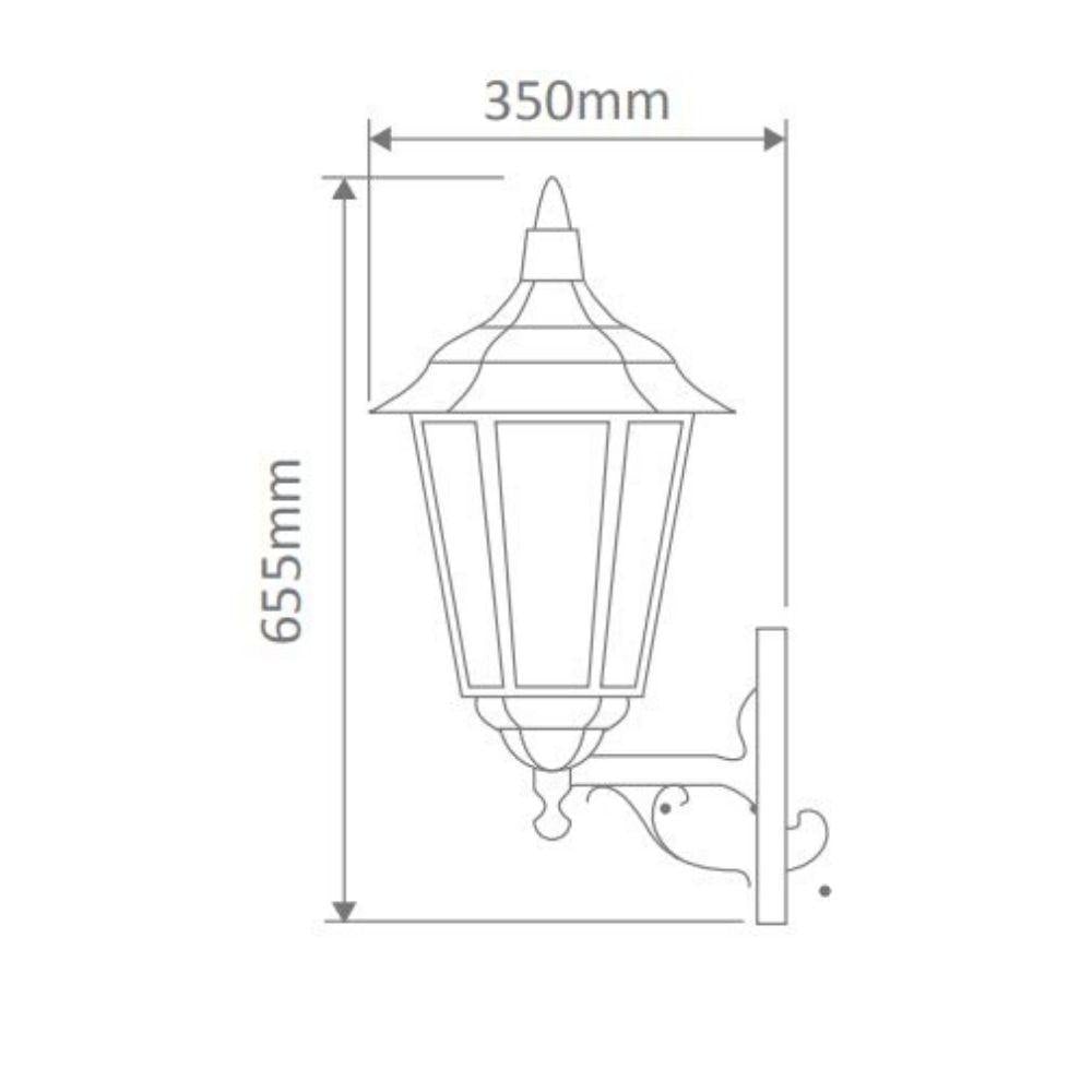 Domus GT-161 Chester Large Wall Light - Upward-Domus Lighting-Ozlighting.com.au