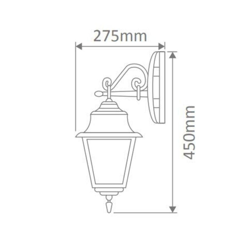 Domus GT-232 Paris - Downward Wall Light-Domus Lighting-Ozlighting.com.au