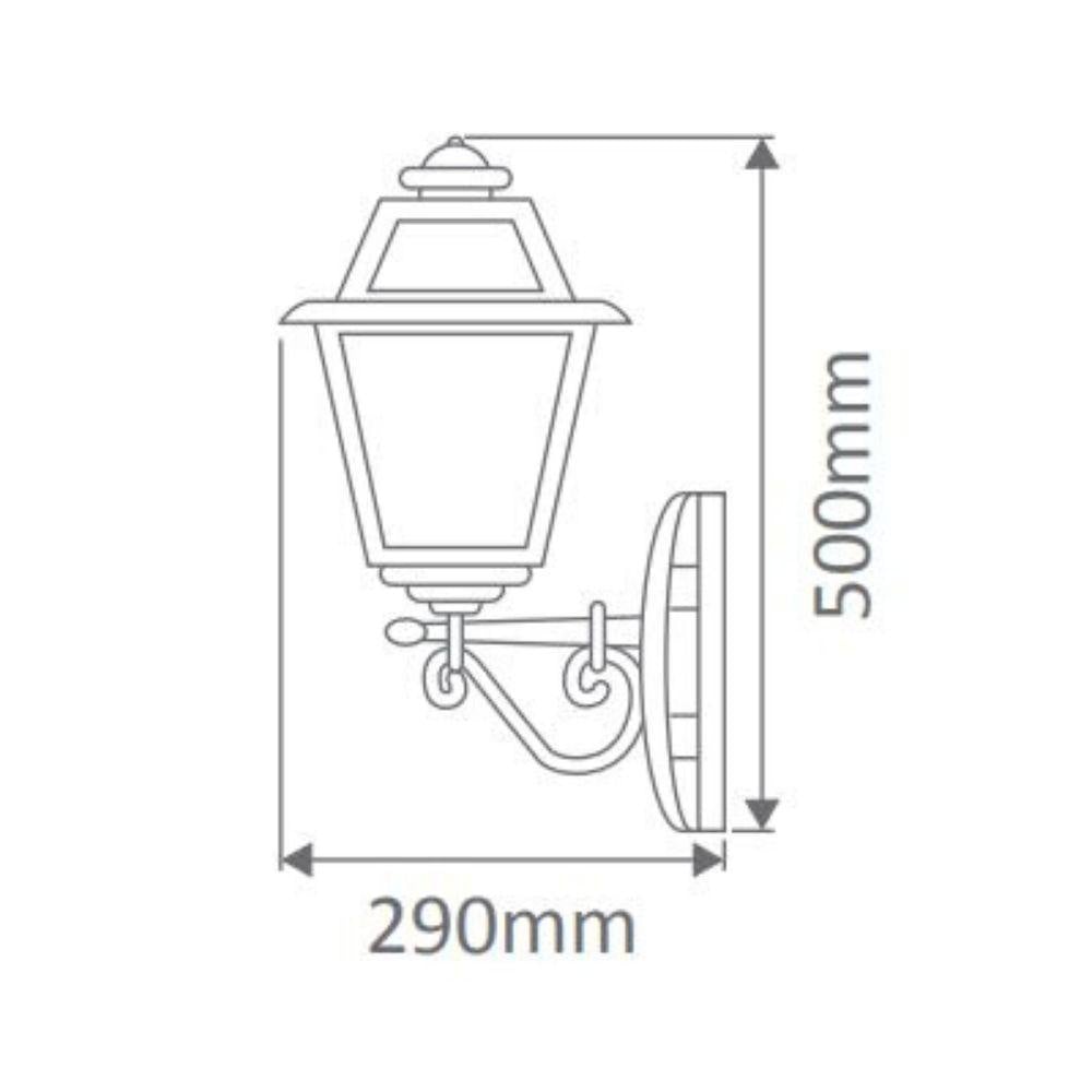 Domus GT-271 Avignon Wall Light - Upward-Domus Lighting-Ozlighting.com.au