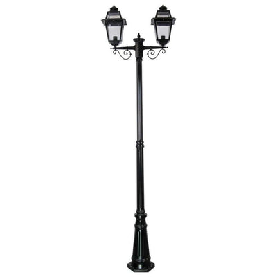 Domus GT-280 Avignon - Twin Head Tall Post Light-Domus Lighting-Ozlighting.com.au