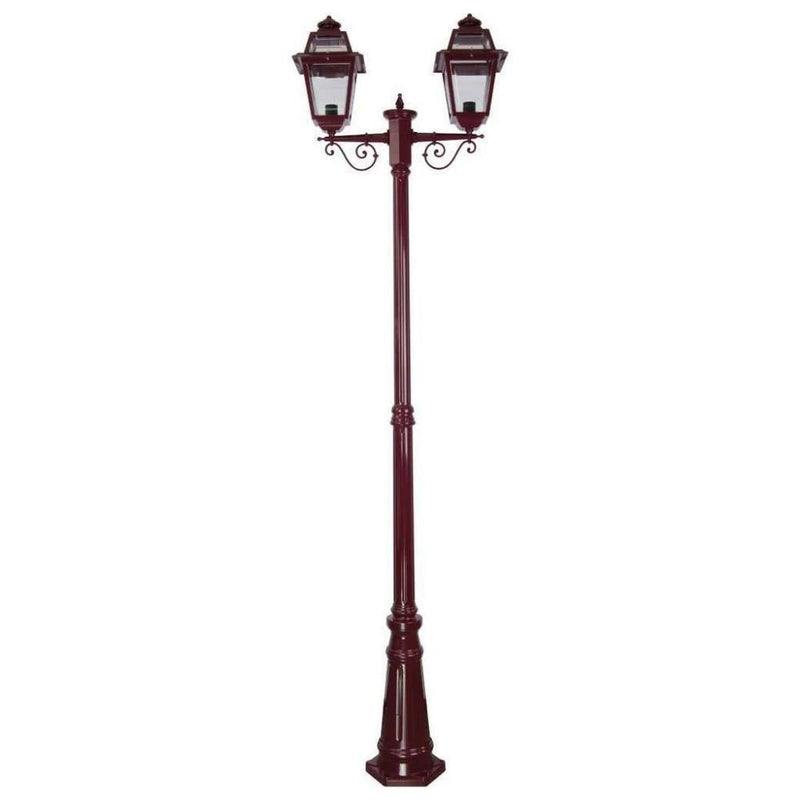 Domus GT-280 Avignon - Twin Head Tall Post Light-Domus Lighting-Ozlighting.com.au