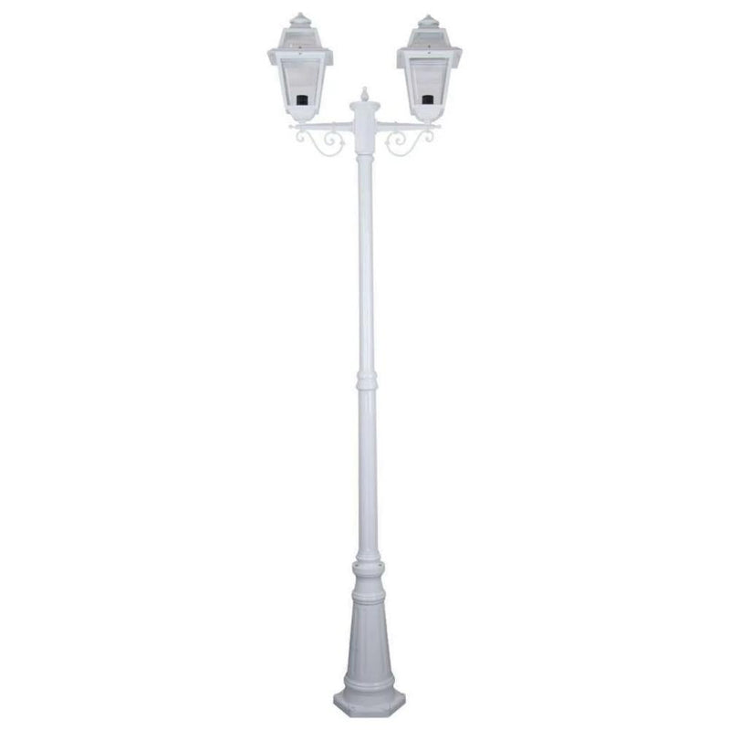 Domus GT-280 Avignon - Twin Head Tall Post Light-Domus Lighting-Ozlighting.com.au