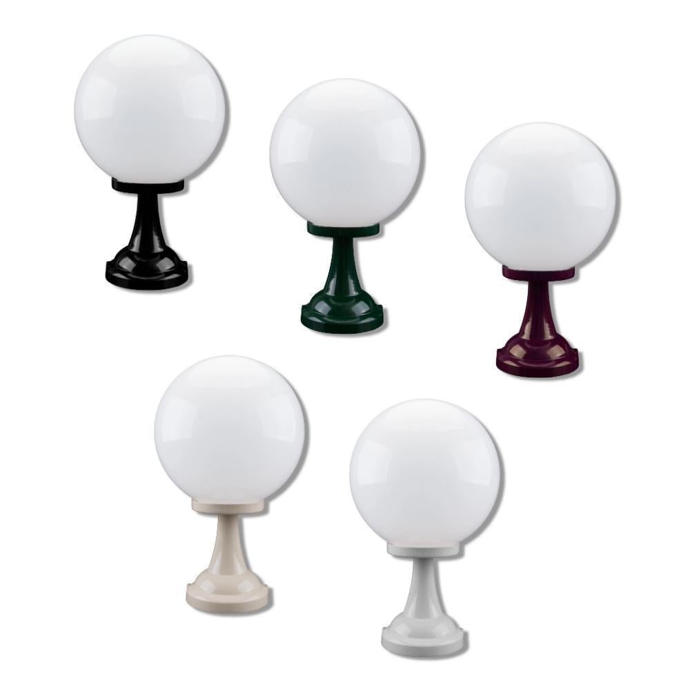 Domus GT-504 Siena 30cm Sphere Outdoor Pillar Mount-Domus Lighting-Ozlighting.com.au