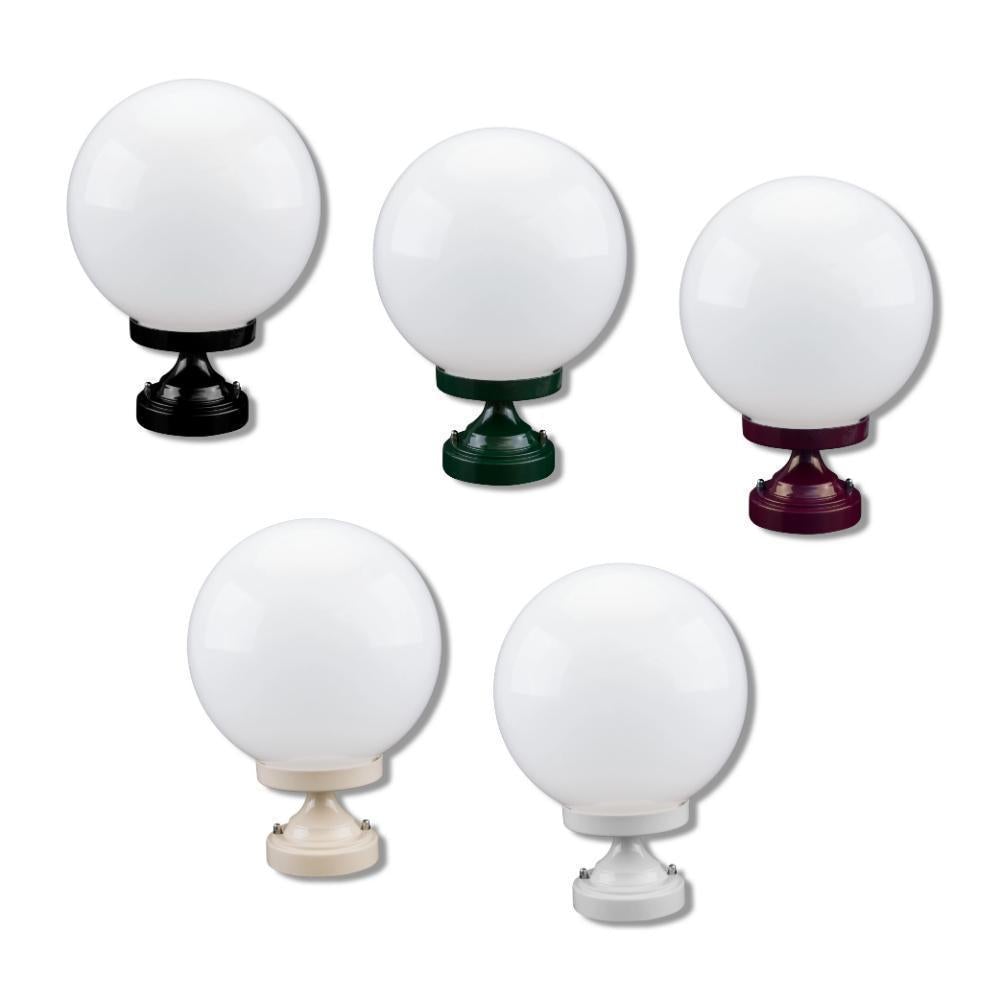 Domus GT-531 Siena 25cm Sphere Outdoor CTC - Pillar Mount-Domus Lighting-Ozlighting.com.au