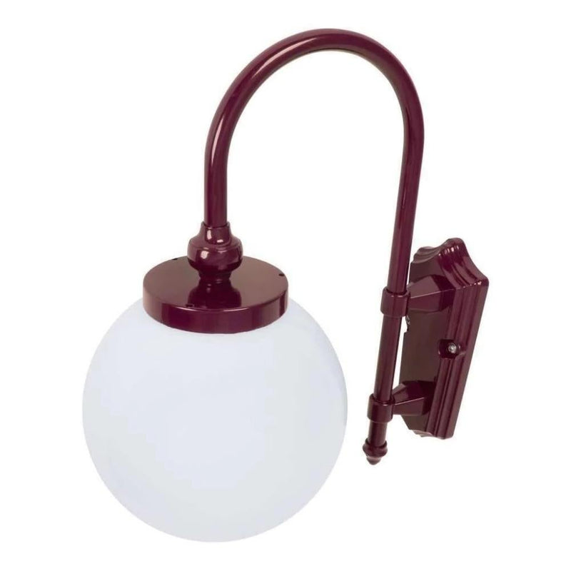 Domus GT-600 Lisbon - 25cm Sphere Curved Arm Wall Light-Domus Lighting-Ozlighting.com.au