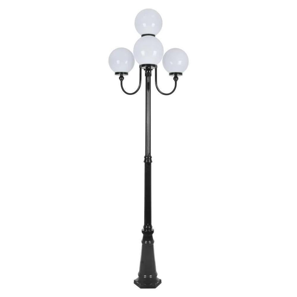 Domus GT-626 Lisbon - Four 25cm Spheres Curved Arms Tall Post Light-Domus Lighting-Ozlighting.com.au