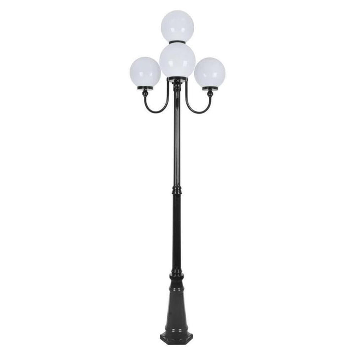 Domus GT-626 Lisbon - Four 25cm Spheres Curved Arms Tall Post Light-Domus Lighting-Ozlighting.com.au
