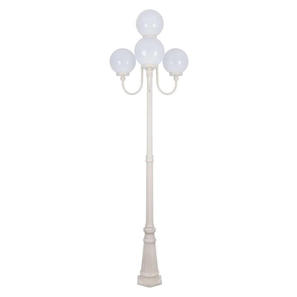 Domus GT-626 Lisbon - Four 25cm Spheres Curved Arms Tall Post Light-Domus Lighting-Ozlighting.com.au