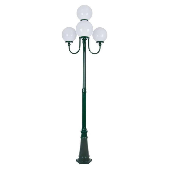 Domus GT-626 Lisbon - Four 25cm Spheres Curved Arms Tall Post Light-Domus Lighting-Ozlighting.com.au