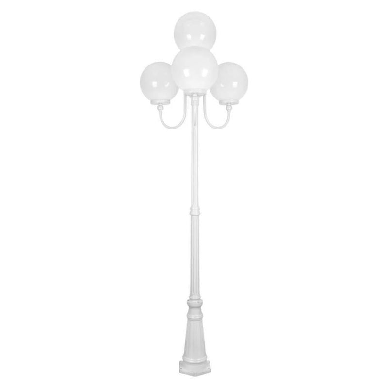 Domus GT-627 Lisbon - Four 30cm Spheres Curved Arms Tall Post Light-Domus Lighting-Ozlighting.com.au