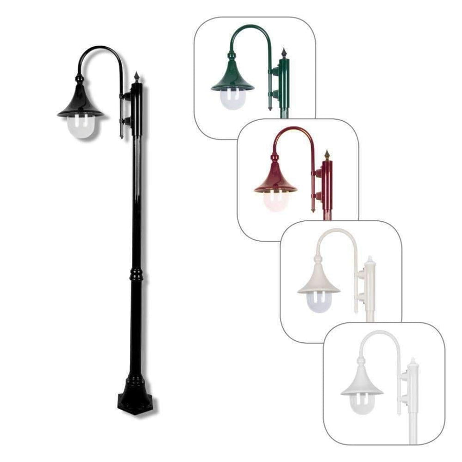 Domus GT-658 Monaco - Single Head Medium Post-Domus Lighting-Ozlighting.com.au