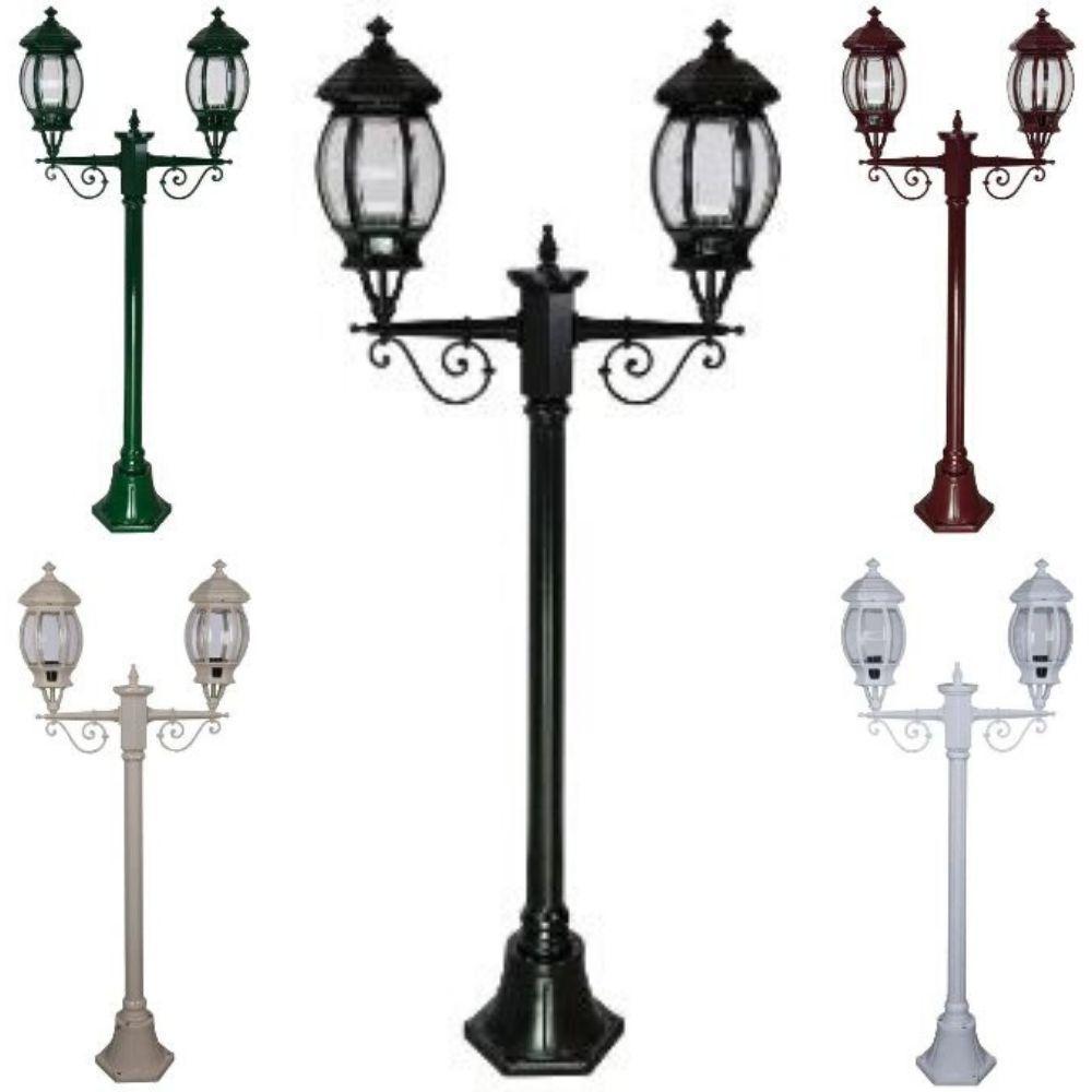 Domus GT-675 Vienna Post Light - Twin Head-Domus Lighting-Ozlighting.com.au