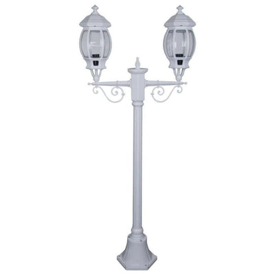 Domus GT-675 Vienna - Twin Head Short Post Light-Domus Lighting-Ozlighting.com.au