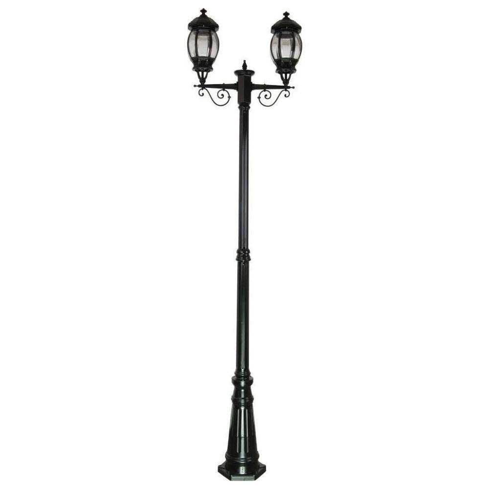 Domus GT-680 Vienna Post Light - Twin Head-Domus Lighting-Ozlighting.com.au
