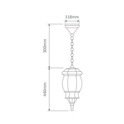 Domus GT-690 Vienna Large - Exterior Pendant Light-Domus Lighting-Ozlighting.com.au