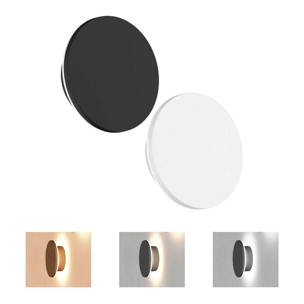 Domus HALO LED Wall Light - 8W/15W, Tri-Colour, Dimmable, IP65-Domus Lighting-Ozlighting.com.au