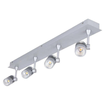 Domus JET-4B - 4 x 10W LED Silver Spotlight Bar-Domus Lighting-Ozlighting.com.au