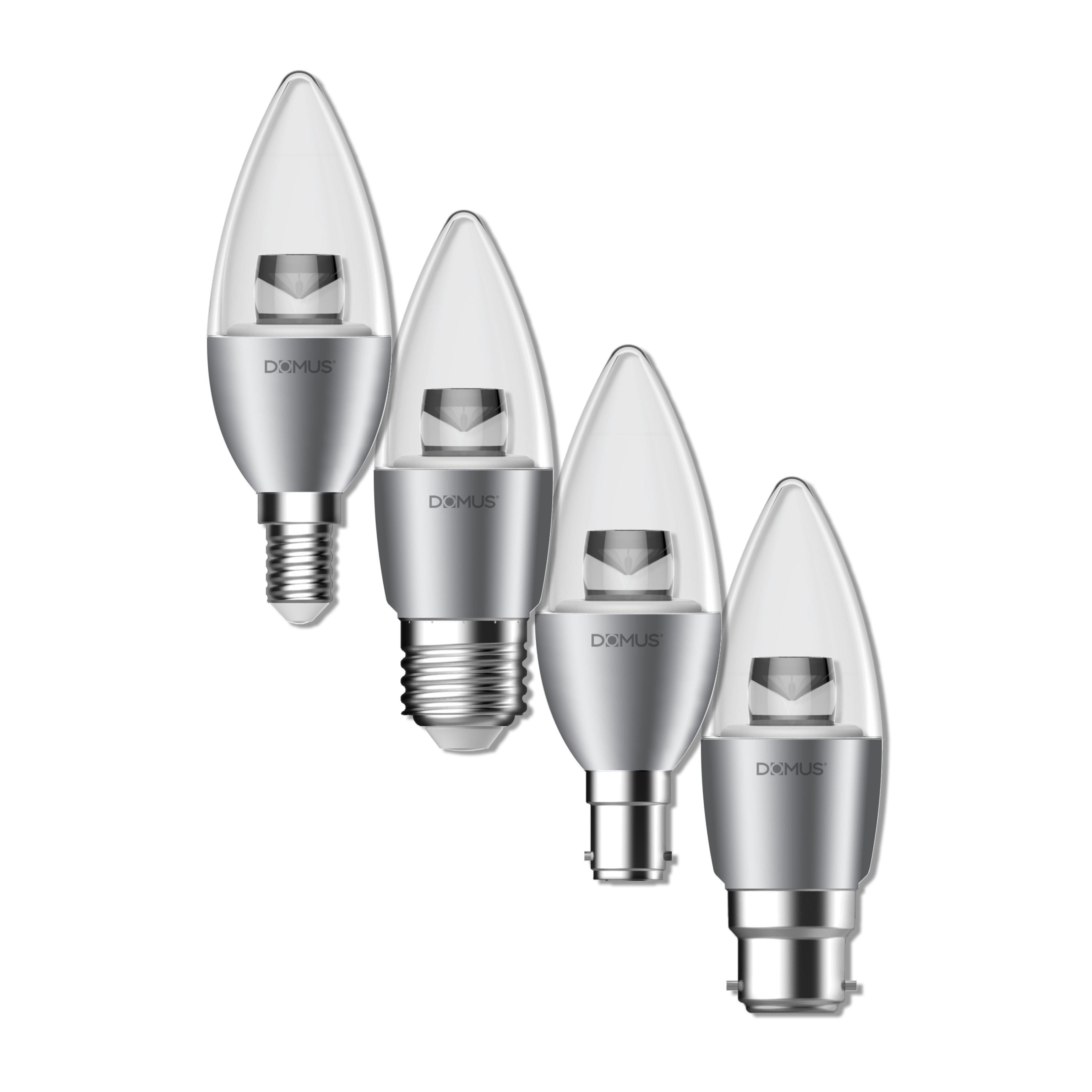 Domus KEY-CANDLE - 6W Clear Dimmable LED Globe-Domus Lighting-Ozlighting.com.au