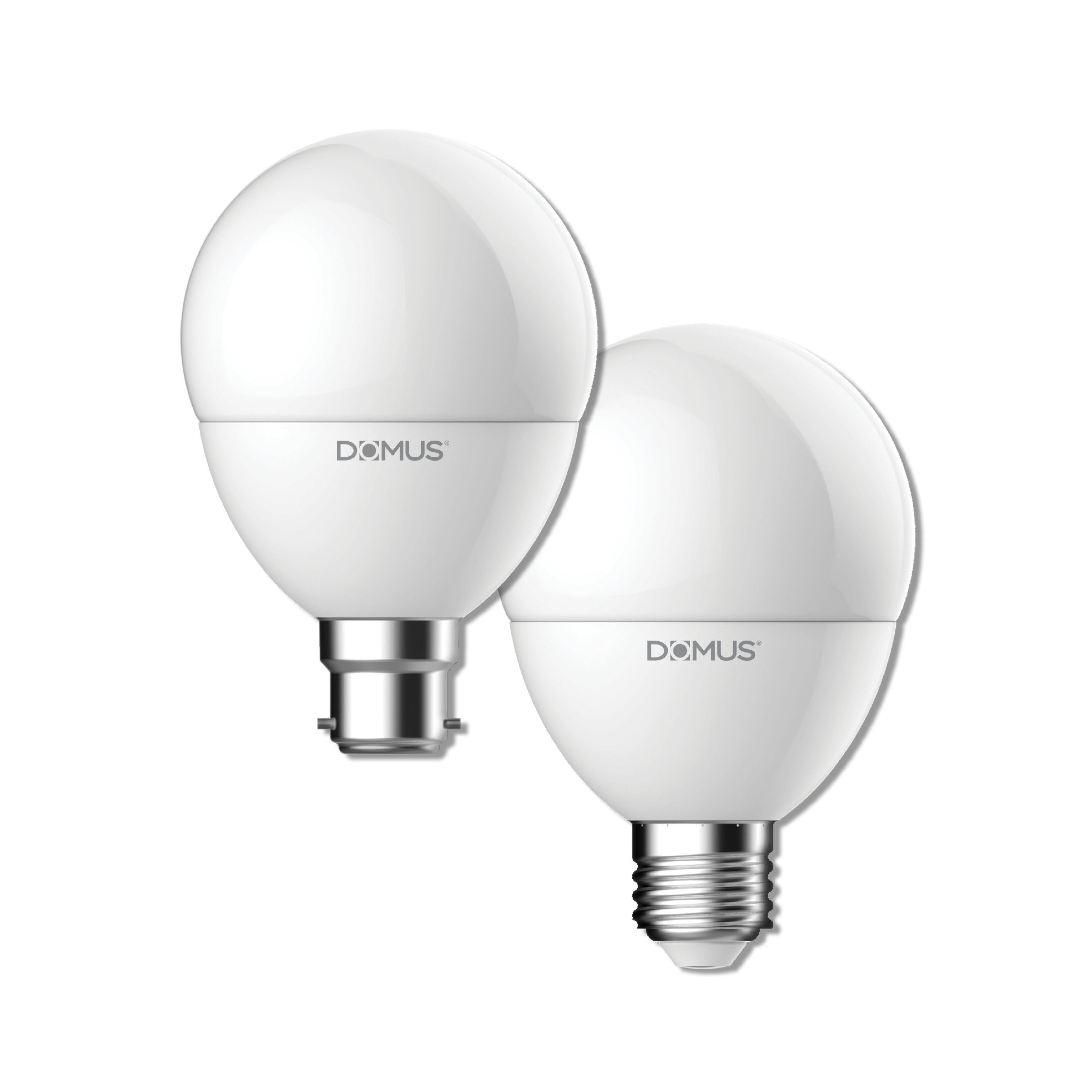 Domus KEY-G80 - 9.5W LED G80 Spherical Shape Frosted Glass Globe - B22/E27-Domus Lighting-Ozlighting.com.au