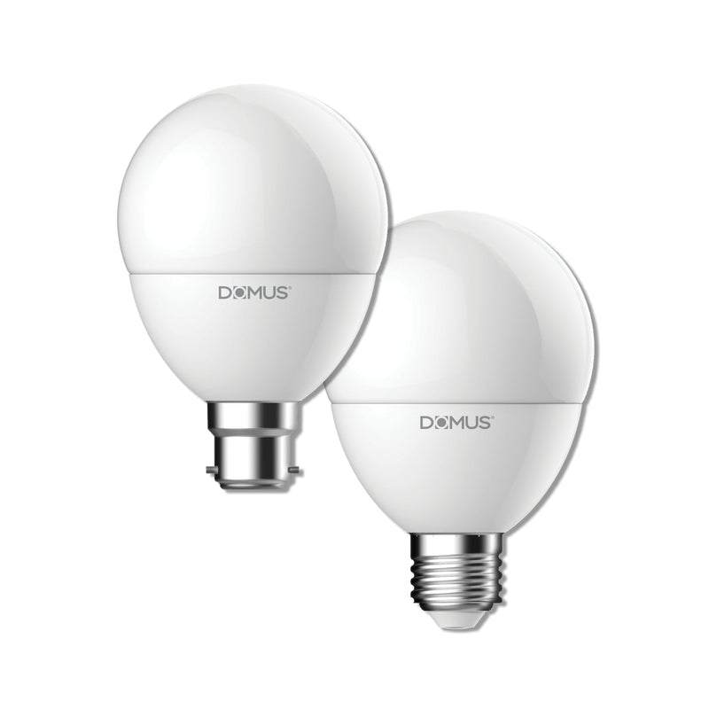 Domus KEY-G80 - 9.5W LED G80 Spherical Shape Frosted Glass Globe - B22/E27-Domus Lighting-Ozlighting.com.au