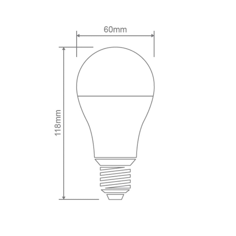 Domus KEY-GLS-12V - 12V DC Low Voltage 8W LED GLS A60 Shape Frosted PC Globe - DRIVER REQUIRED-Domus Lighting-Ozlighting.com.au