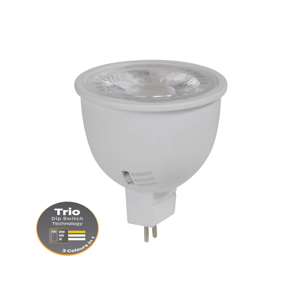 Domus KEY-MR16-TRIO LED Globe - 6W, 12V DC, MR16, Tri-Colour - DRIVER REQUIRED-Domus Lighting-Ozlighting.com.au
