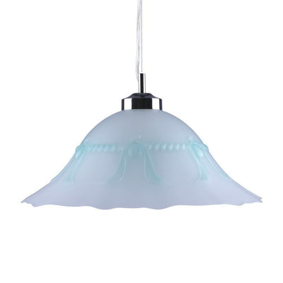 Domus LACE-GLASS - 1 Light Art Deco 300mm/360mm/420mm Glass Pendant-Domus Lighting-Ozlighting.com.au