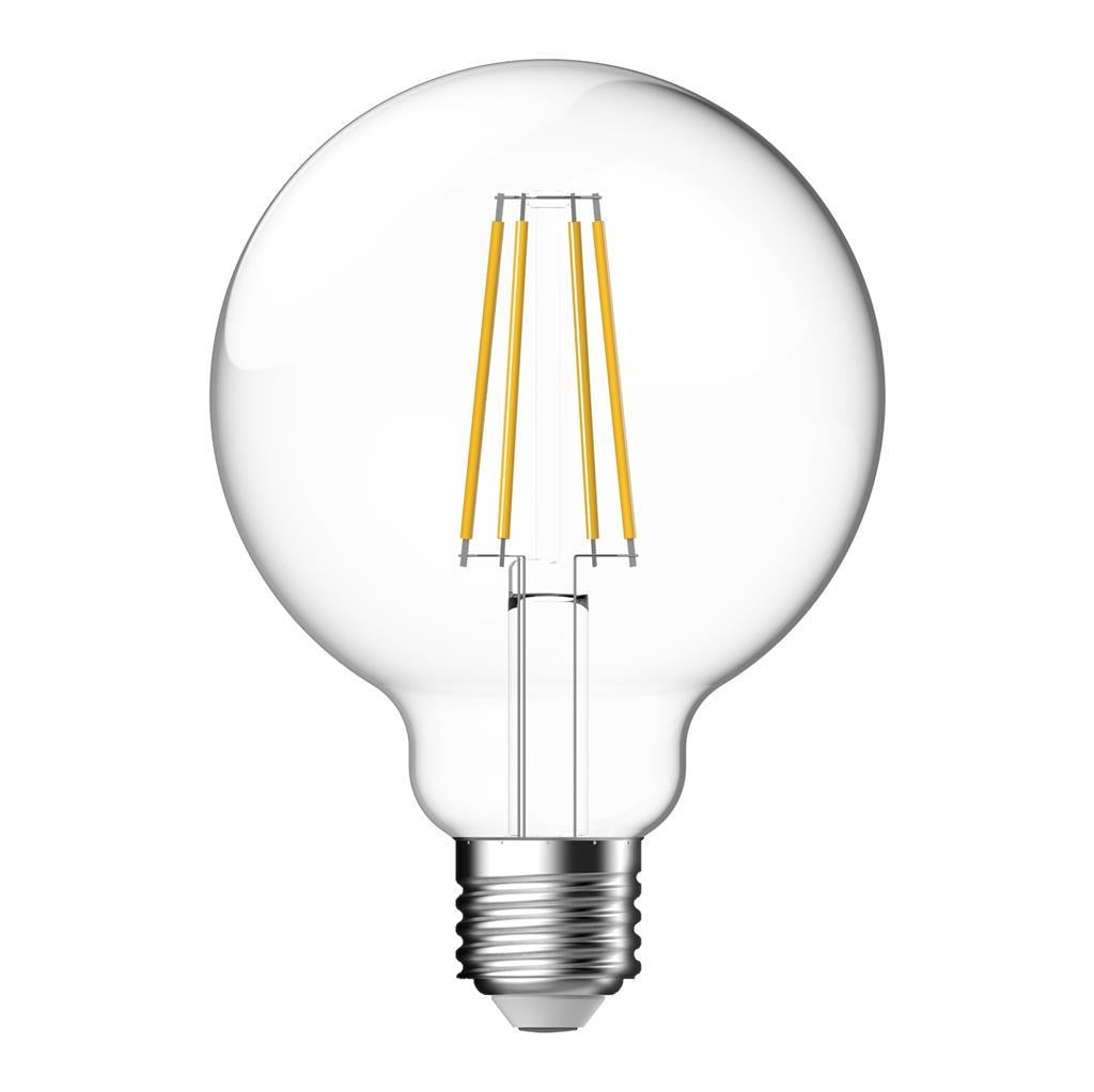Domus LF-G95 LED Globe - 7W, B22/E27, G95, Filament, Dimmable, Spherical, Glass-Domus Lighting-Ozlighting.com.au