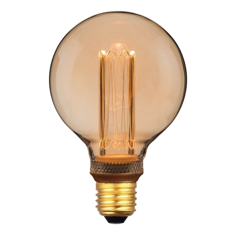 Domus LRF-G95 - 3.5W LED Dimmable G95 Spherical Shape Retro Vintage Filament Globe 1800K - B22/E27-Domus Lighting-Ozlighting.com.au