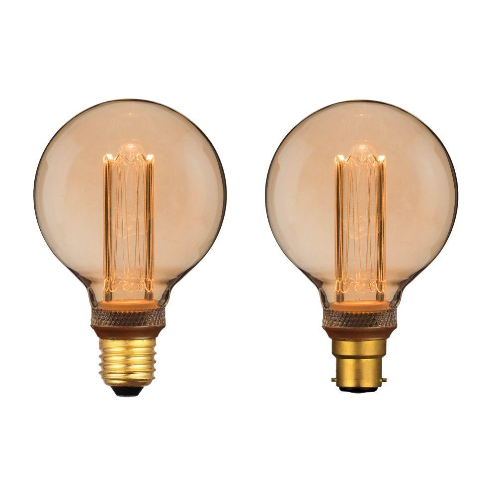 Domus LRF-G95 LED Globe - 3.5W, B22/E27, 1800K, G95, Filament, Dimmable, Spherical-Domus Lighting-Ozlighting.com.au