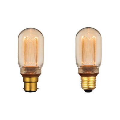 Domus LRF-T45 - 3.5W LED Dimmable Mini Banana T45 Shape Retro Vintage Filament Amber Globe 1800K - B22/E27-Domus Lighting-Ozlighting.com.au