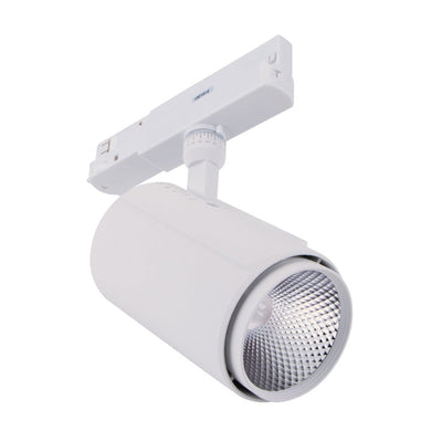 Domus MARS-35-DIM - 35W LED 3-Circuit Dimmable Track Mounted Head Spot Light-Domus Lighting-Ozlighting.com.au