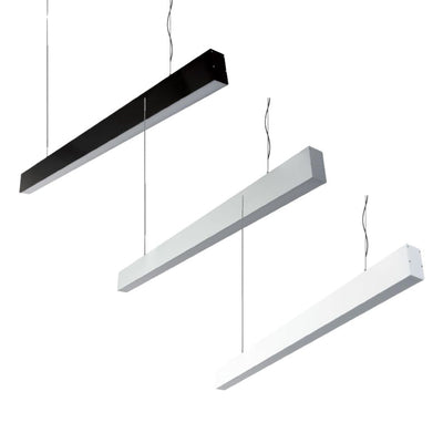 Domus MAX-50 - 34.6W Two Way Pendant Profile 1M C/W Opal IP20-Domus Lighting-Ozlighting.com.au