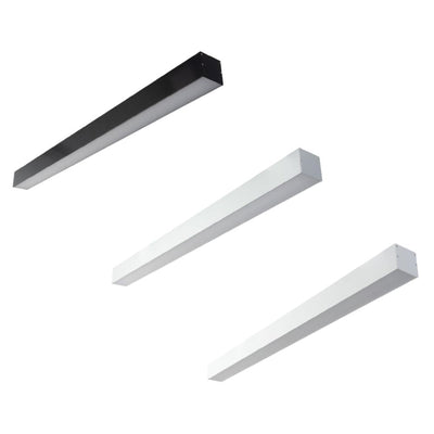 Domus MAX-75 - 17.3W Surface Mounted Profile 1M C/W Opal IP20-Domus Lighting-Ozlighting.com.au