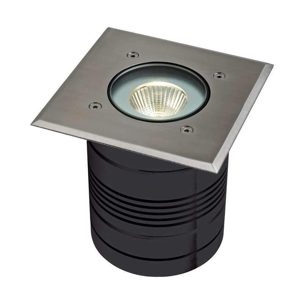 Domus MODULA-S - Square 9W 24V LED Inground Light Aluminium - DRIVER REQUIRED-Domus Lighting-Ozlighting.com.au