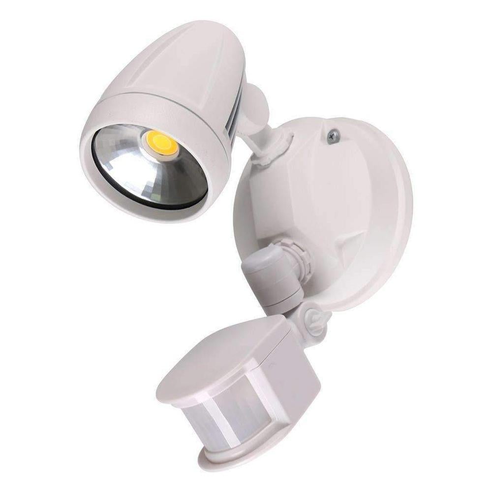 Domus MURO-PRO-15S - 15W LED Tri-Colour Single Head LED Exterior Spotlight With Sensor IP44-Domus Lighting-Ozlighting.com.au