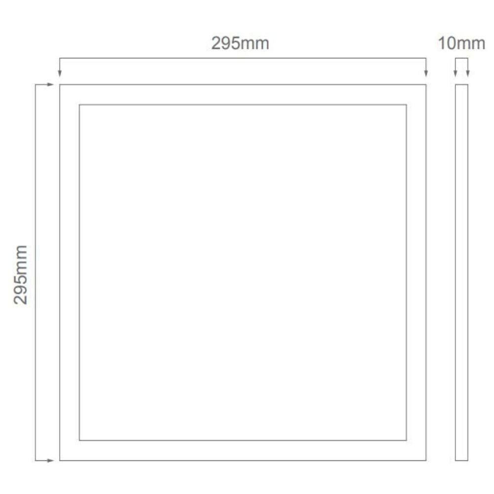 Domus PANEL-TRIM-303 LED Panel Light - Recessed, 330x330mm, White-Domus Lighting-Ozlighting.com.au